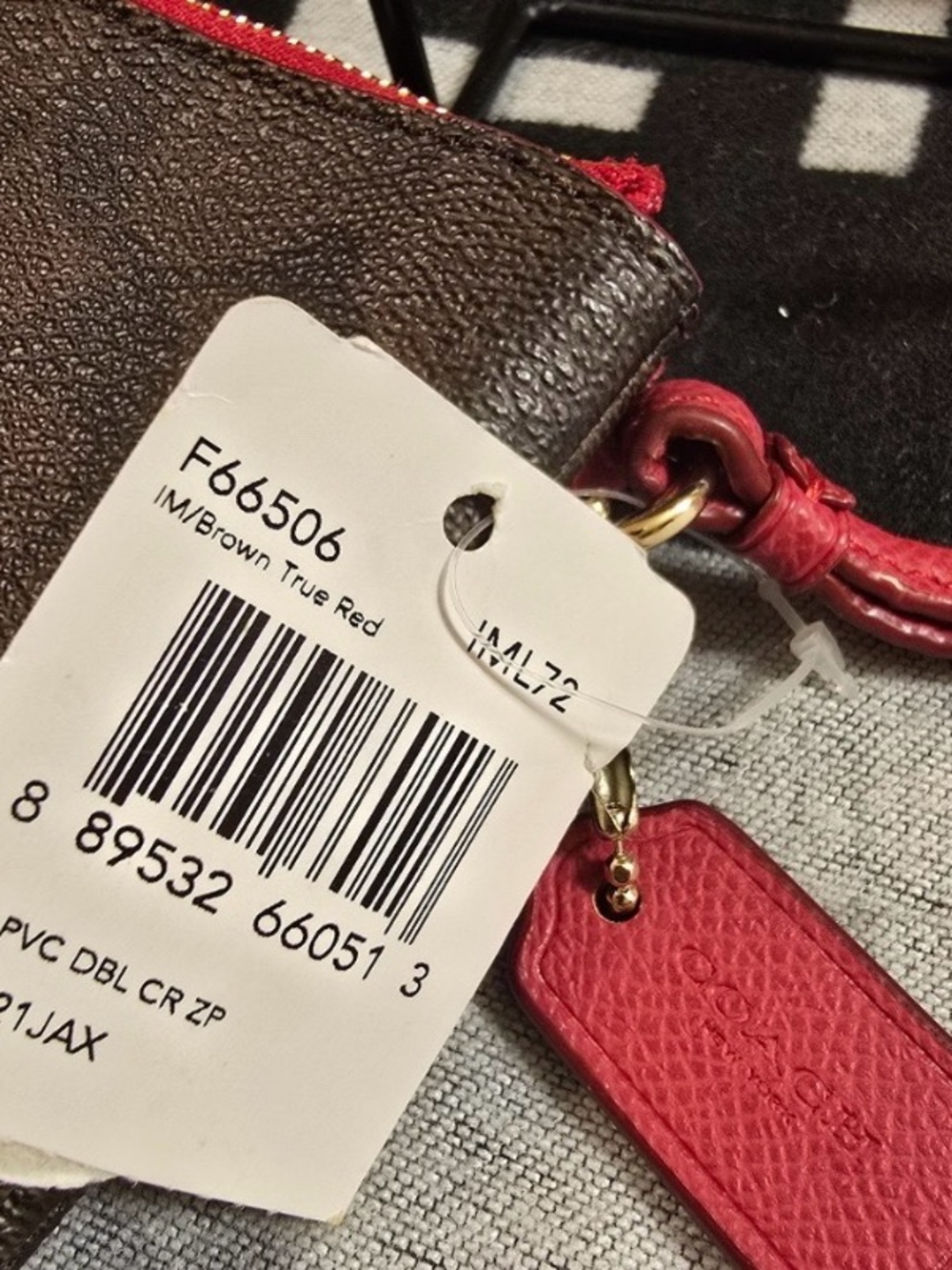Coach Brown and Pink Wristlet nwt - Picture 4 of 4